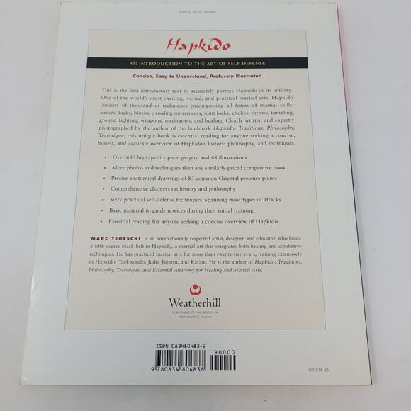 Hapkido: Tradition Philosophy Technique Marc Tedeschi New Old Stck FIRST EDITION - Picture 5 of 14